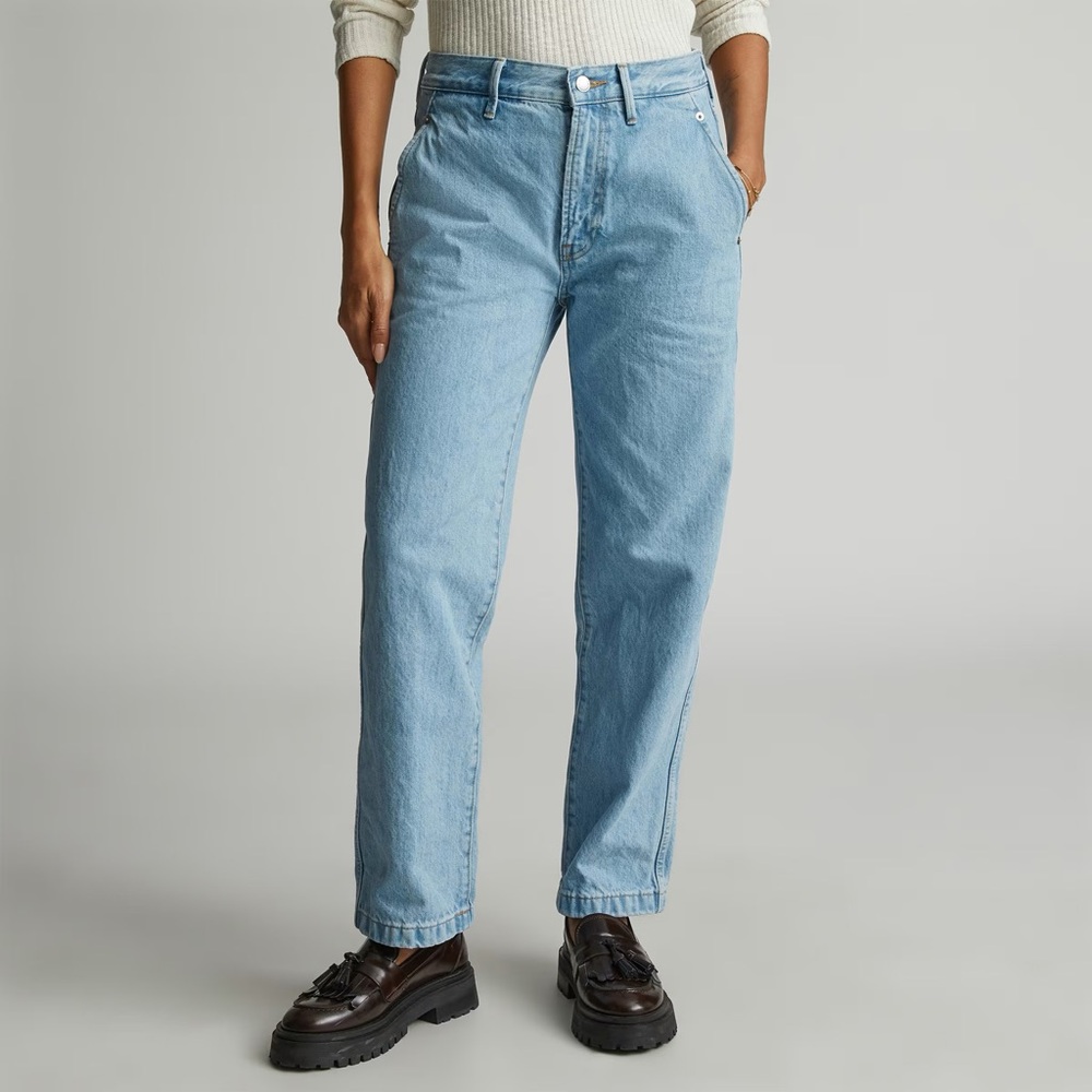 Everlane Cinch Back Utility Jeans
